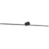 Larissa Lighting - Applique Murale de Salle de Bain led 13W IP44 Noir Sablé zambelis - Blanc chaud - 3000K