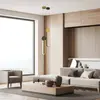 Zambelis - Suspension Luminaire led 13W Variable Noir Mat et Doré Blanc chaud - 3000K
