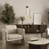 Applique Murale Intérieure LED 13W Variable Noir Mat et Doré Zambelis ...
