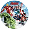 ISAP 2 Lots de 8 Assiettes en carton anniversaire: Marvel, Avengers Infinity Stones 23cm REF/LAVE93871