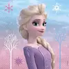 Procos 20 Serviettes En Papier La Reine Des Neiges 33 X 33 Cm