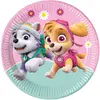 Procos Feestborden Paw Patrol Skye And Everest 23 Cm Roze 8 Stuks