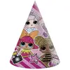 Procos L.O.L. Surprise chapeaux de fête 6 pièces rose avec paillettes