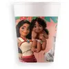 Disney - Vaiana 2 - Bekers - Karton - 8 Stuks - Kinderfeest