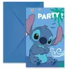 PROCOS Disney Lilo et Stitch Angel Party carte d'invitation 6 pcs FSC Numéro d'article :  PNN96917