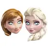 Masques Elsa et Anna La Reine des neiges (x6)