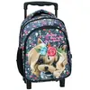 Sac à dos à roulettes - Chien Yorke - 31 CM - Trolley pour enfants - M...