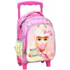 Sac à dos à roulettes Barbie Chewing-gum 30 CM Trolley Maternelle