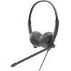 Dell WH125 (Filaire, USB-A), Casque micro de bureau, Noir