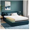 Matelas TANHK double couche à mémoire de forme 80x190, 20cm, Moelleux, Hypoallergénique, Housse amovible, Fabriquée en Italie