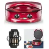 HKoenig Four à tarte et pizza multifonction 1800 W Revêtement pierre antiadhésif Puissance 1800 W + Set 4 accessoires pour barbecue