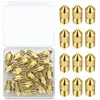 TIGREZY 20 Pcs 0,4 mm MK8 Buses en Laiton pour Imprimante 3D Extrudeuse, Buses d'imprimante Compatible avec Creality Ender 3/Ender 3 V2/Ender 3 Pro/Ender 3