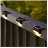 TIGREZY Lot de 16 lampes solaires d'extérieur pour terrasse, marches, clôtures, escaliers, terrasses et allées (blanc chaud)
