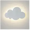 LABLANC Luminaire Mural Interieur Forme de Nuage, Applique Murale Acrylique Nuage Blanc, Lampe Murale led 18W, Applique Murale Enfant, Applique Art Deco pour