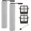 LABLANC Rouleau de brosse de rechange et Filtre hepa pour Tineco floor one S7 pro aspirateur humide et sec, 2 rouleaux de brosse + 2 filtres + 1 brosse de