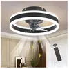 LABLANC Ventilateur de Plafond avec Éclairage,Silencieux Ventilateur de Plafond avec Lumiere et Télécommande,6 Vitesses,Moderne à led Dimmable Plafonnier