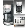 Muse Cafetiere Retro Vintage Sans Fil 1.4l 1000w Beige Inox + Grille-Pain Beige Inox 1800w 4 Fentes