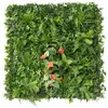 GARDENODE Mur végétal artificiel extérieur et intérieur prêt à poser 1m x 1m Tropical
