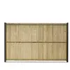 GARDENODE Kit d'occultation lattes bois pour panneau rigide maille 55 H1m73 x 2m50 ep 8mm