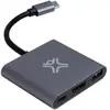 XtremeMac USB-C Hub 3 poorten - USB 3.0 - 4k HDMI - Grijs