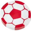 LG-Imports gomme voatbal junior 4 cm caoutchouc blanc/rouge