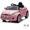 Fiat 500e - Elektrische Kinderauto - 12V accu - 1 tot 5 jaar - Roze