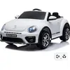 Volkswagen Beetle XL - Elektrische Kinderauto 12V - 1 tot 6 jaar - Wit