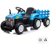 BergHOFF TOYS T7 Elektrische Tractor - met Aanhanger - 12V accu - 2 tot 5 jaar - Blauw
