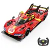 Voiture Télécommandé Ferrari 499P LMDh 1:14 - LeMans - 9 km/h - Rouge