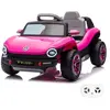 Volkswagen E-Buggy - Elektrische Kinderauto 12V - 1 tot 5 jaar - Roze