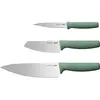 BergHOFF LEO 3-delig specialiteit messenset Forest - Groen -