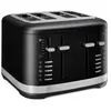 Kitchenaid 5KMT4109EBM Broodrooster 4 Sleuven Mat Zwart