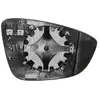 Van Wezel Autoparts SPIEGELGLAS LINKS Pas/Sci08/Eos09+/CC Verwarmd
