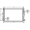VAN WEZEL Radiateur moteur pour ALFA ROMEO: Spider, 159, Brera (Ref: 0...