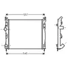 RADIATEUR DIESEL 1.5 DCi 60Kw 43002326 International Radiators