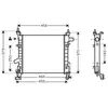 Radiateur Benzine 1.0 / 1.3 Mt 02+ 18002373 International Radiators