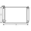 RADIATEUR Lexus RX400H 3.3 AT 05- 53002462 International Radiators