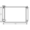RADIATEUR Lexus RX400H 3.3 AT 05- 53002463 International Radiators