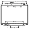 Radiateur Terrano2 27td Mt 96-02 13002300 International Radiators