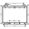 RADIATEUR GR VITARA 20i AT 05- 52002105 International Radiators