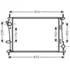 RADIATEUR DIESEL 1.9 JTD met AIRCO 17002329 International Radiators