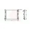 VAN WEZEL Radiateur moteur pour RENAULT: Twingo, Wind (Ref: 43002375)