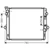 RADIATEUR DIESEL 3.0 D4-deurs 53002478 International Radiators