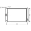 RADIATEUR DIESEL 1.4 D4-deurs 53002400 International Radiators