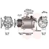Compressor airconditioning 2500K263 International Radiators