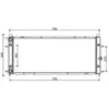 Radiateur Diesel 1.9 D / 2.4 D -91 58002094 International Radiators Pl...