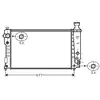 Radiateur 8/92+ 1800/2000 -auto O 40002125 International Radiators