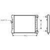 RADIATEUR BENZINE 1.6 zonder AIRCO 49002024 International Radiators