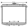 Radiateur Terrano 2.7td 93- Radiato 13002148 International Radiators