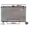 Radiateur Benzine 1.6 / 2.0 Mt 13002181 International Radiators Plus